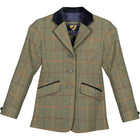 Aubrion by Shires Veste de Concours Saratoga Enfants Rouge/Jaune/Bleu Check
