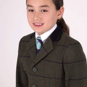 Aubrion by Shires Veste de Concours Saratoga Enfants Spruce Vert Check