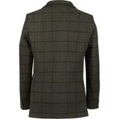 Aubrion by Shires Veste de Concours Saratoga Hommes Vert foncé Check