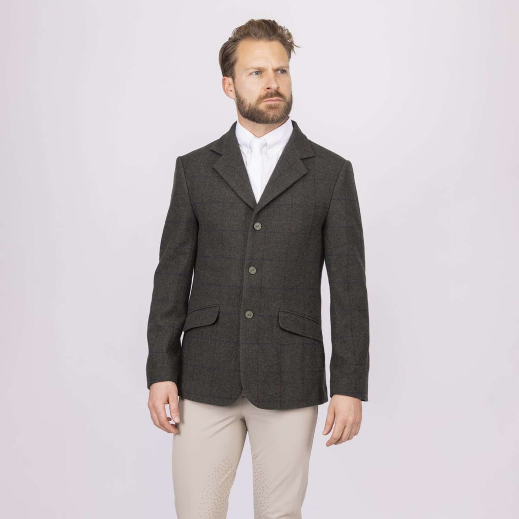 Aubrion by Shires Veste de Concours Saratoga Hommes Elm Vert Check