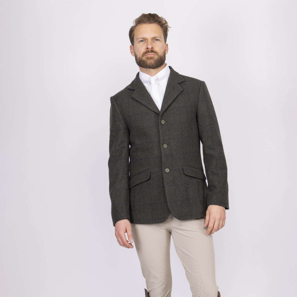 Aubrion by Shires Veste de Concours Saratoga Hommes Elm Vert Check