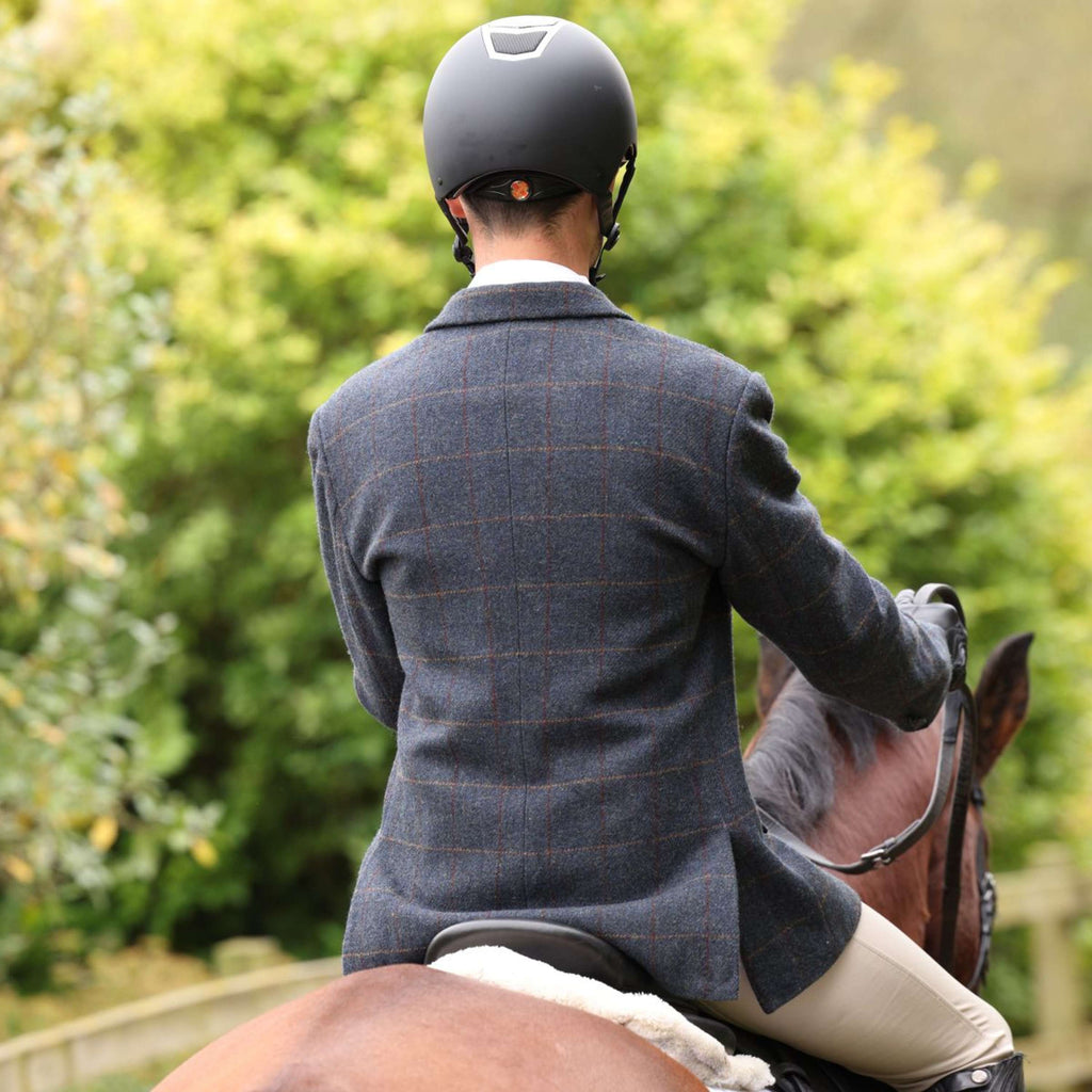 Aubrion by Shires Veste de Concours Saratoga Hommes Juniper Navy Check