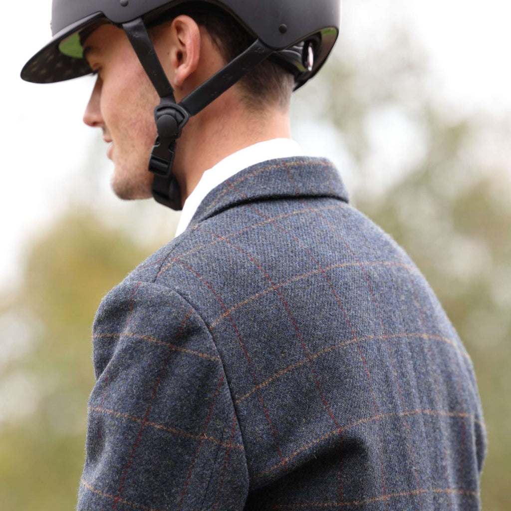 Aubrion by Shires Veste de Concours Saratoga Hommes Juniper Navy Check