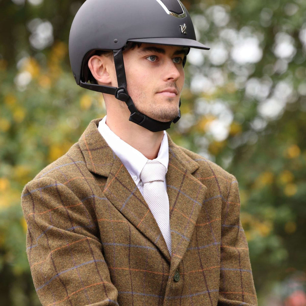 Aubrion by Shires Veste de Concours Saratoga Hommes Chêne Brun Check