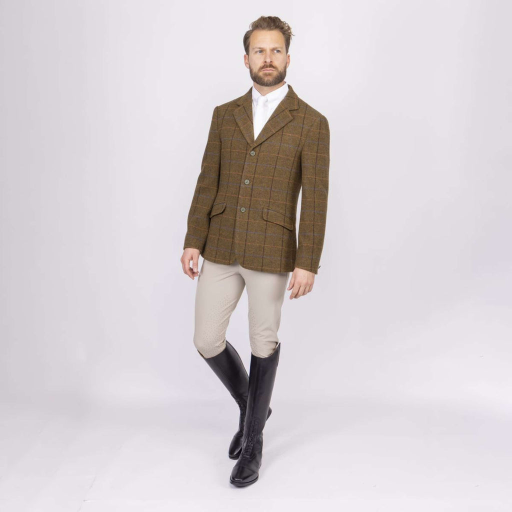 Aubrion by Shires Veste de Concours Saratoga Hommes Chêne Brun Check