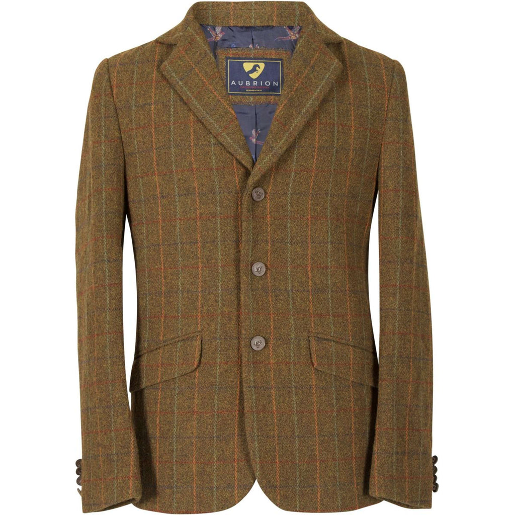 Aubrion by Shires Veste de Concours Saratoga Hommes Rouille Check