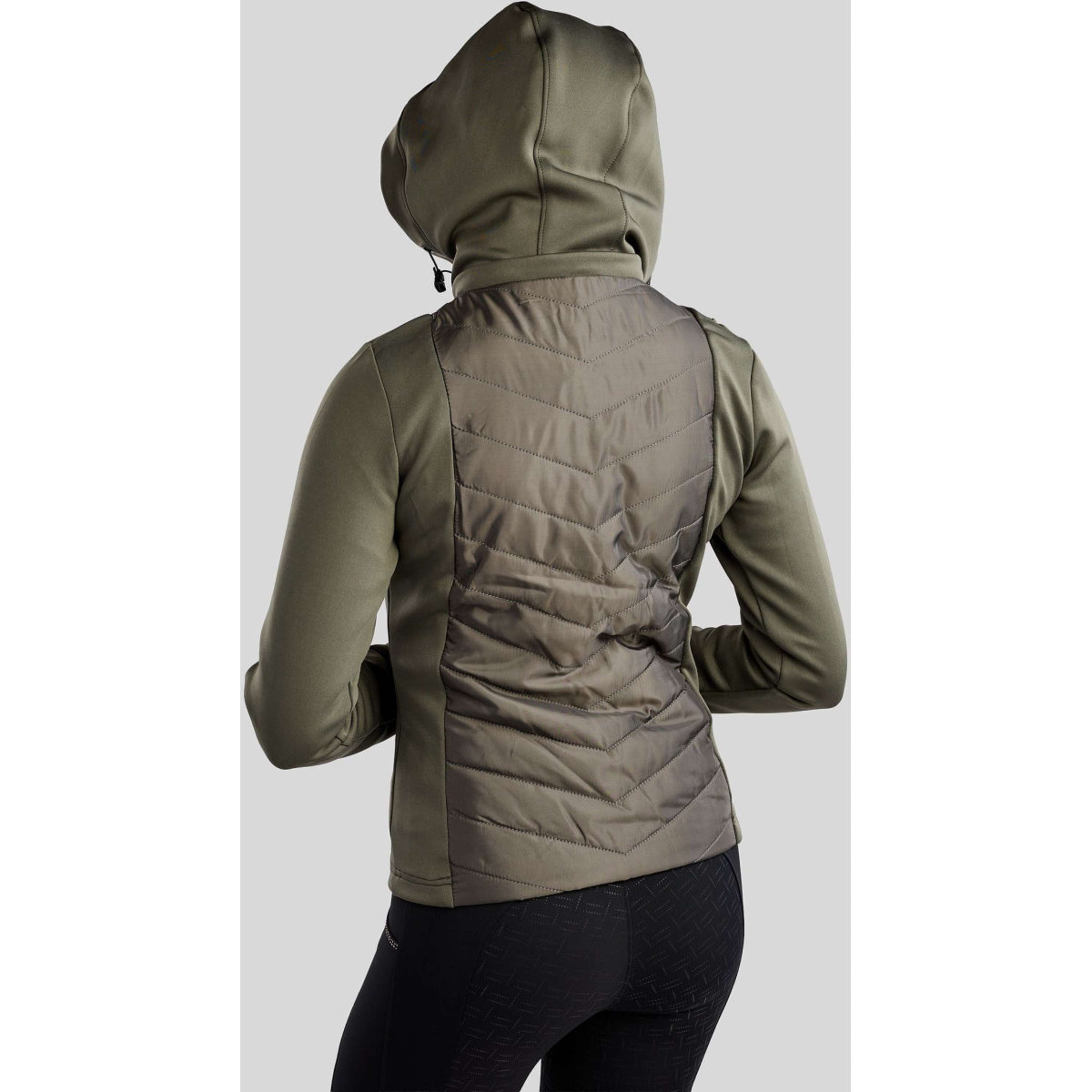 Montar Blouson MoEverline Hybrid Detachable Hood Golden Quartz Crystals Forest Green