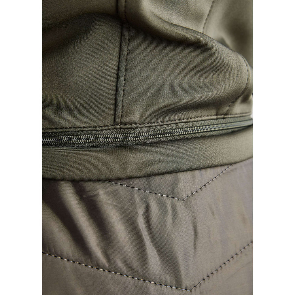 Montar Blouson MoEverline Hybrid Detachable Hood Golden Quartz Crystals Forest Green