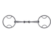 Stübben Filet deux anneaux 4in1 Easy Control" Effet de mors droit, Acier Inox"