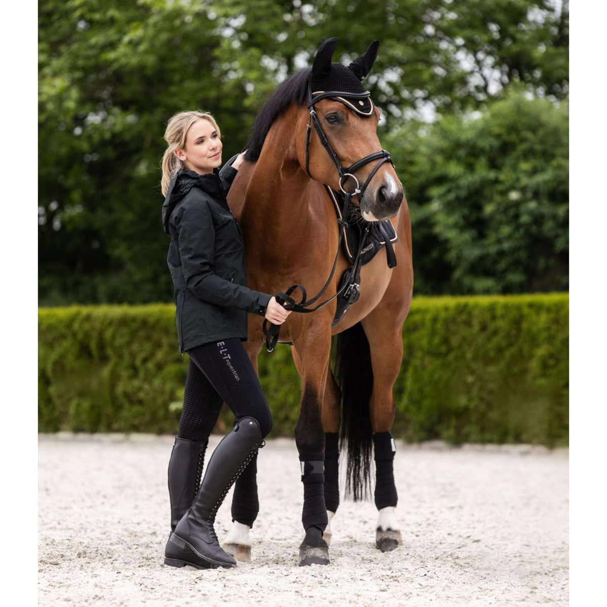 ELT Legging d'Équitation Ella Glam Noir