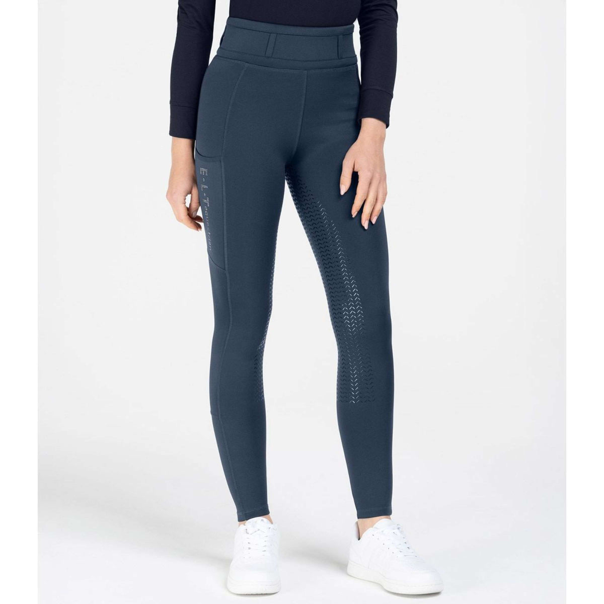ELT Legging d'Équitation Ella Glam Bleu Nuit