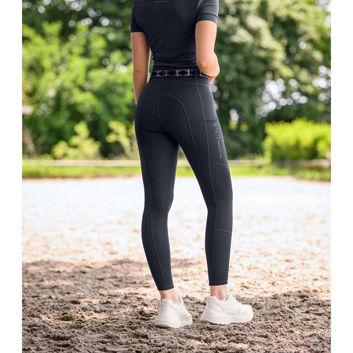 ELT Legging d'Équitation Ella Glam Bleu Nuit