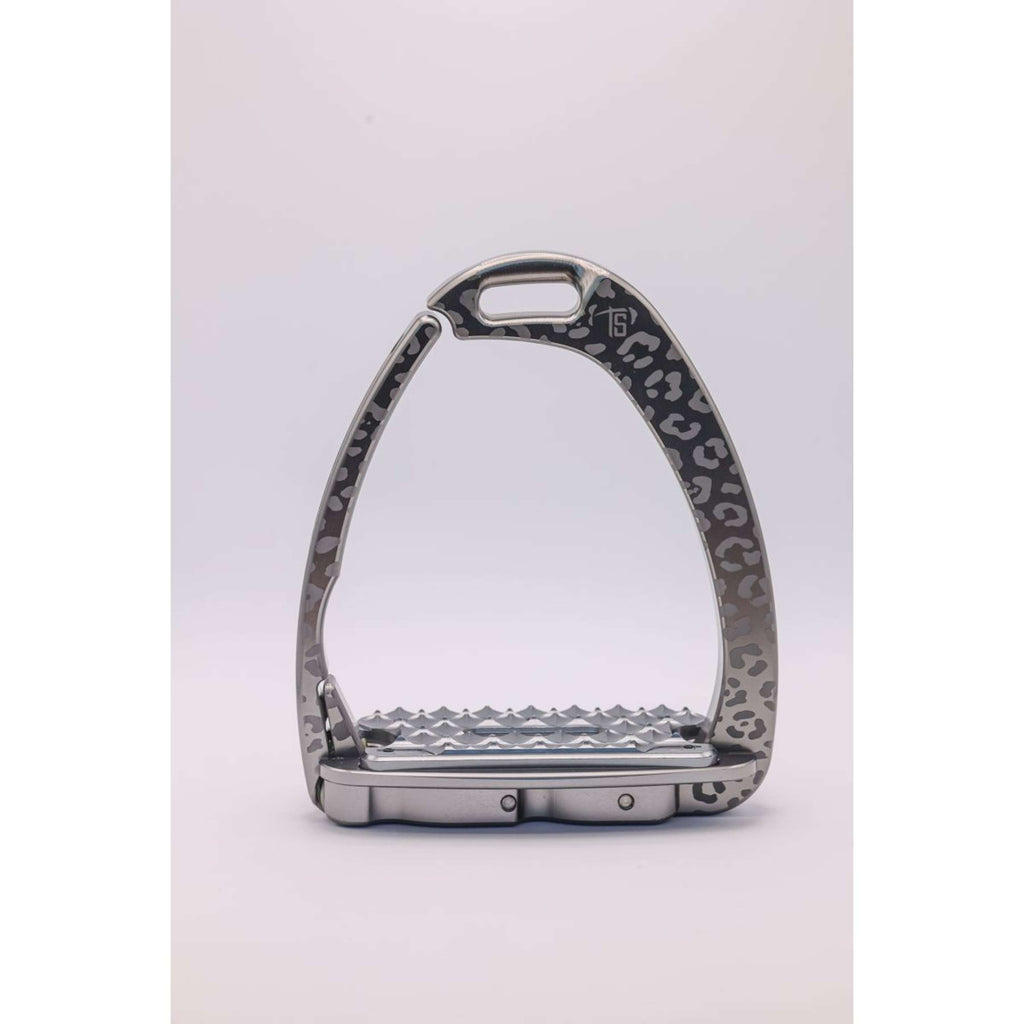 Tech Stirrups Étriers Venice Children Leopard Titanium