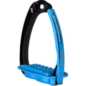 Tech Stirrups Étriers Venice Sloped Evo Swarovski Noir/Bleu