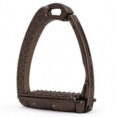 Tech Stirrups Étriers Venice Sloped EVO Leopard Brown