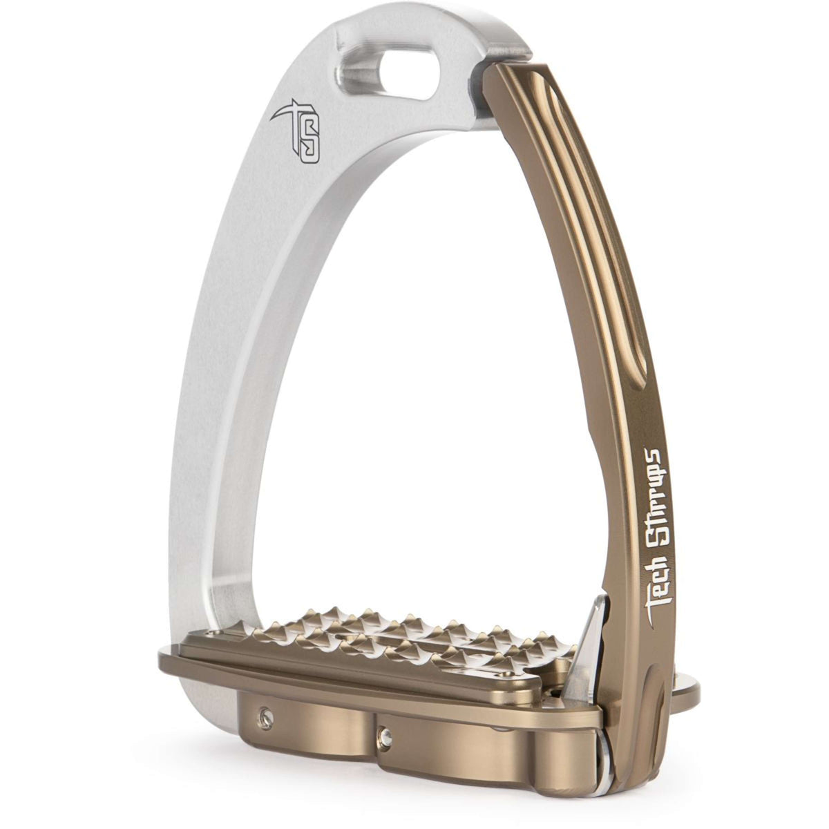 Tech Stirrups Étriers Venice Sloped M Argent/Marron