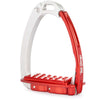 Tech Stirrups Étriers Venice Sloped EVO Argent/Rouge