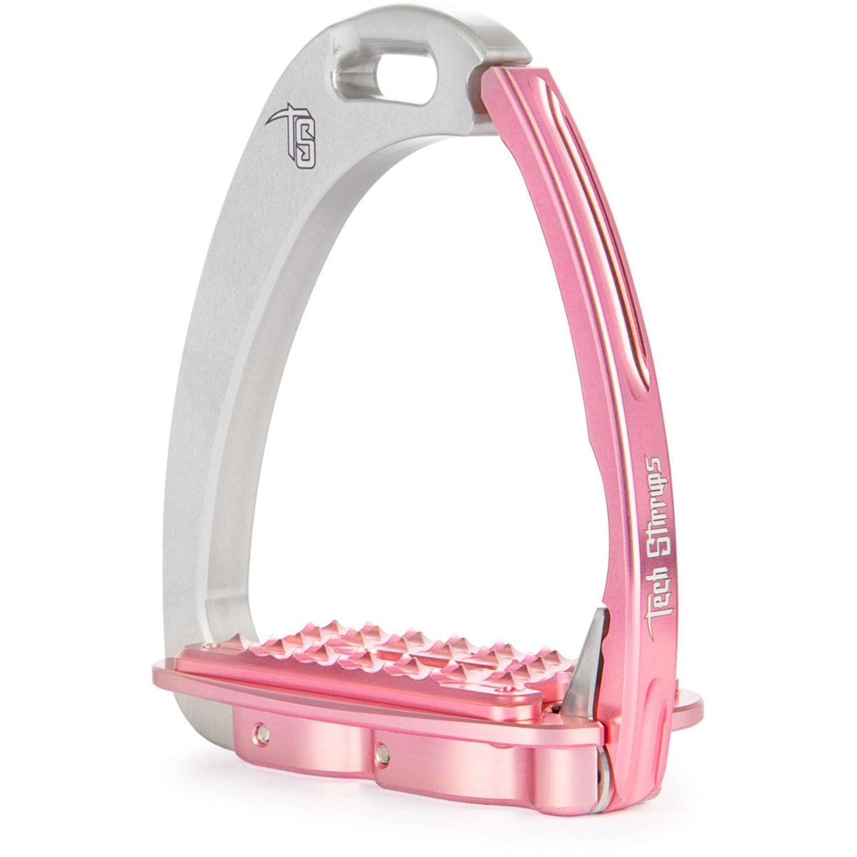 Tech Stirrups Étriers Venice Sloped M Argent/Rose