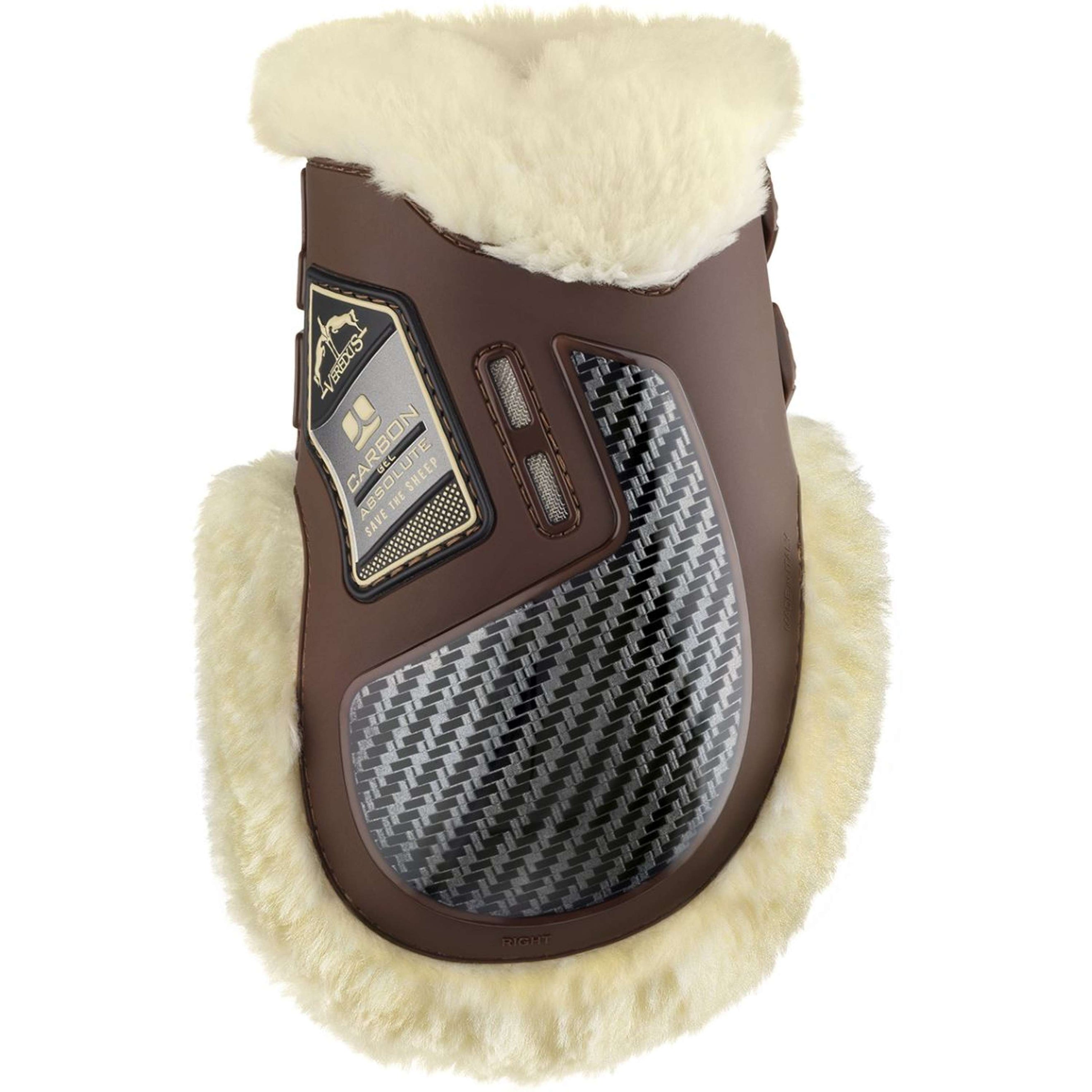 Veredus Protège-Boulets Carbon Gel Absolute Save the Sheep Rear Marron
