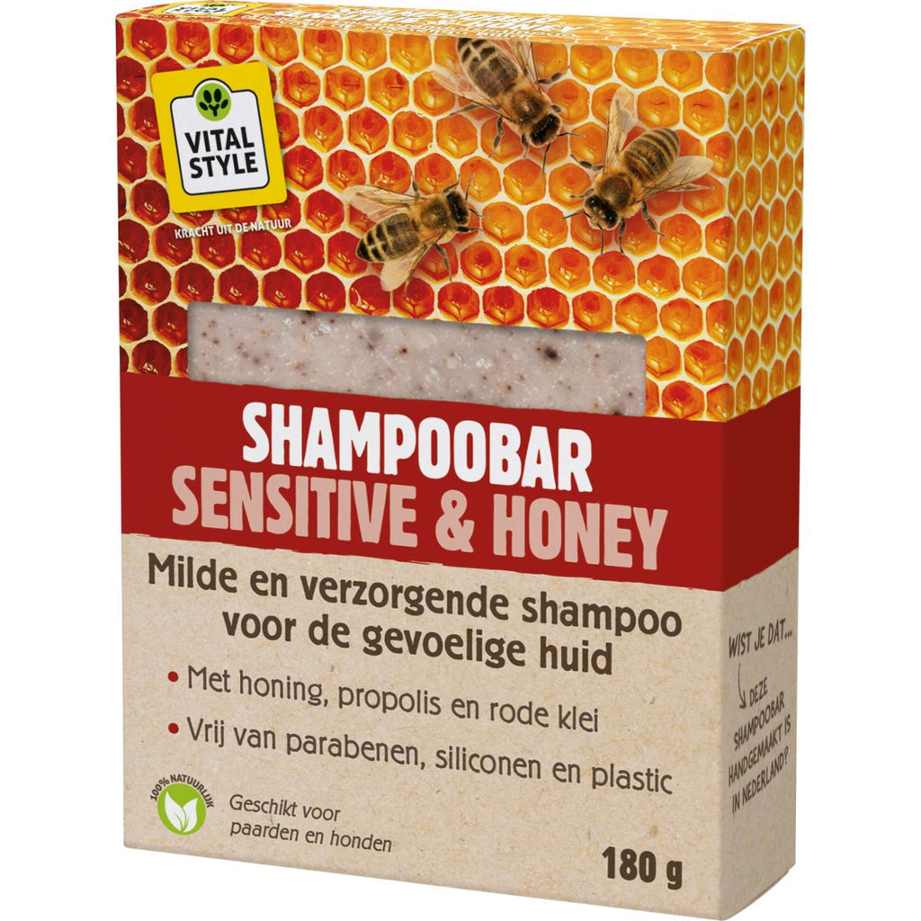 Vitalstyle Barre de Shampooing Sensitive &Honey