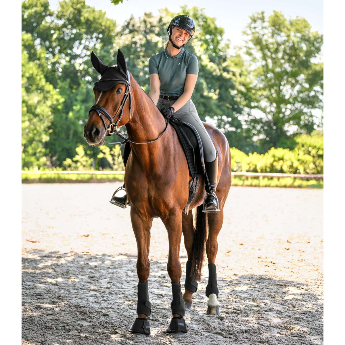 Waldhausen Tapis de Selle Trinidad Dressage Noir