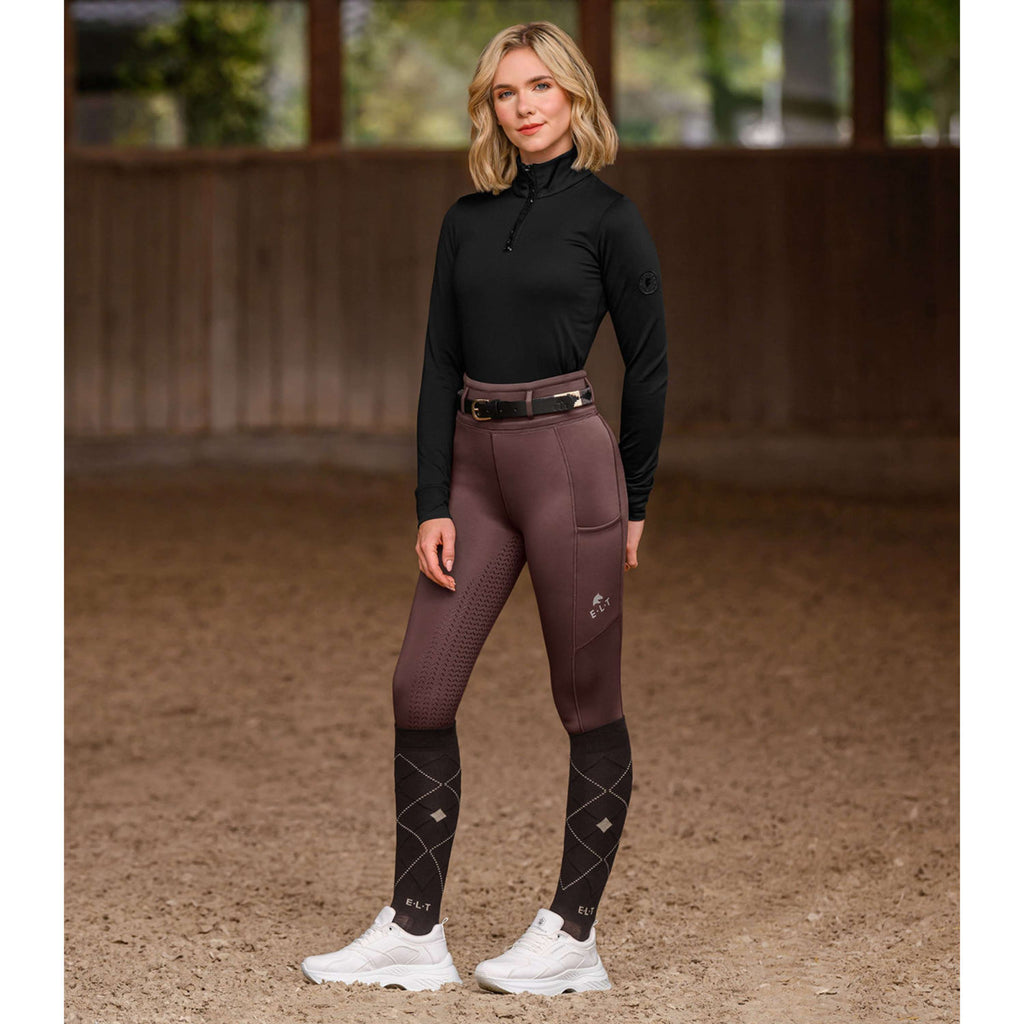ELT Legging d'Équitation Ella Mahogany