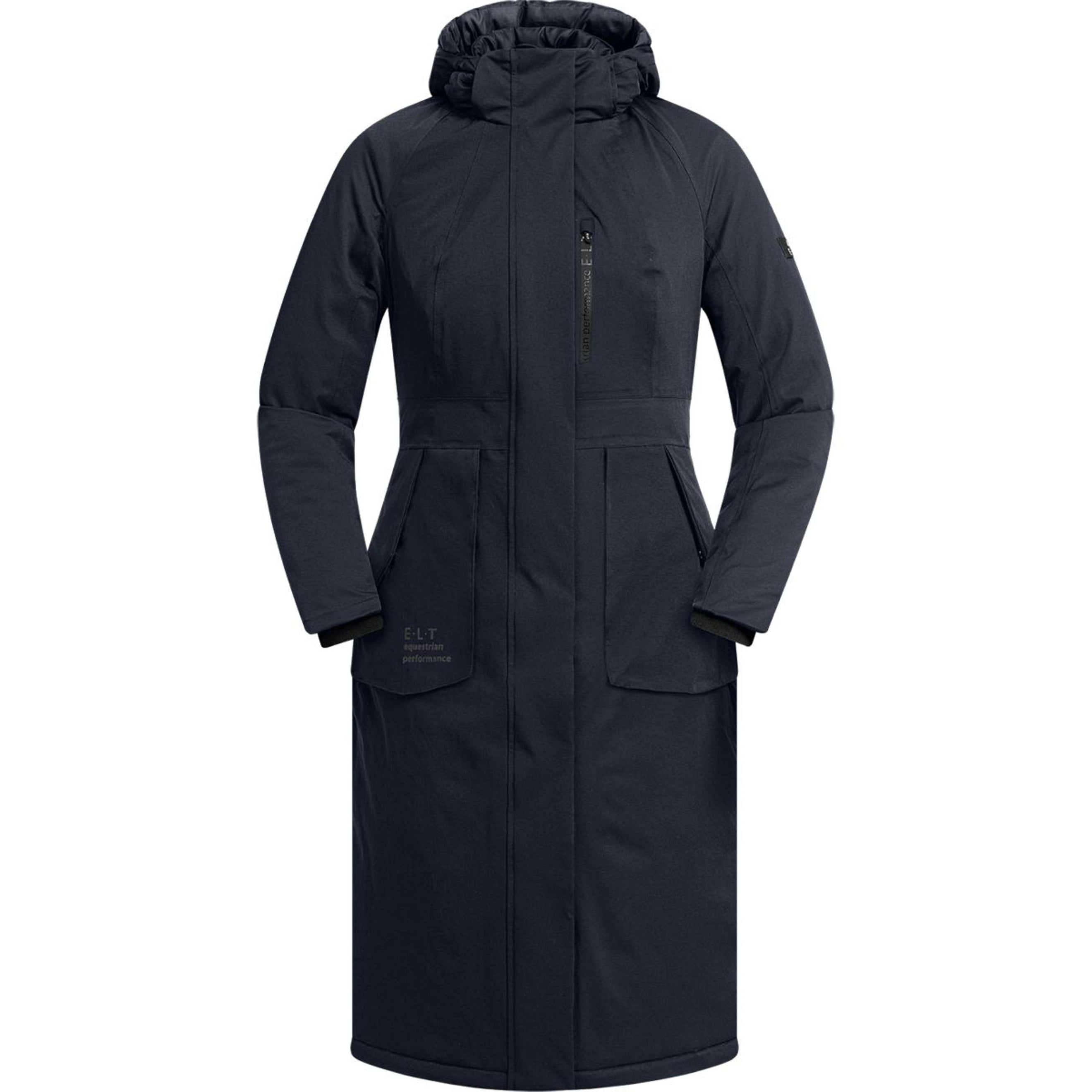 ELT Veste Longue Opal Bleu Profond ELT Veste Longue Opal Bleu Profond