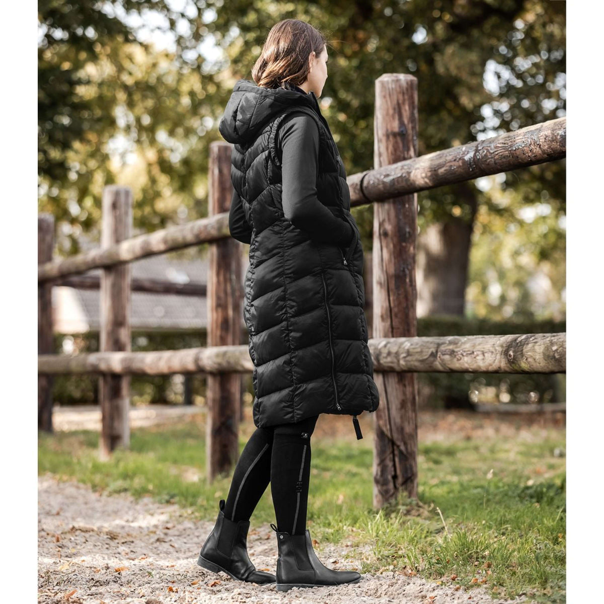 ELT Gilet Sans Manches Long Ostende Noir