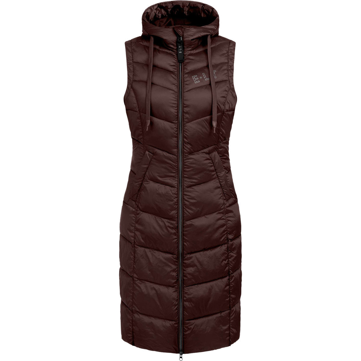 ELT Gilet Sans Manches Long Ostende Mahogany