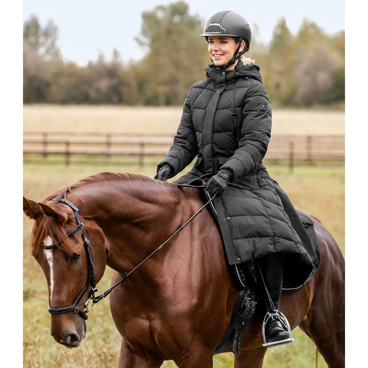 ELT Veste Longue Saphira Advanced Riding Noir