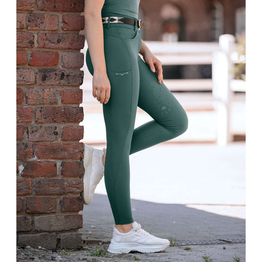 ELT Pantalon d'Équitation Comfort Ride Glam Pine Green