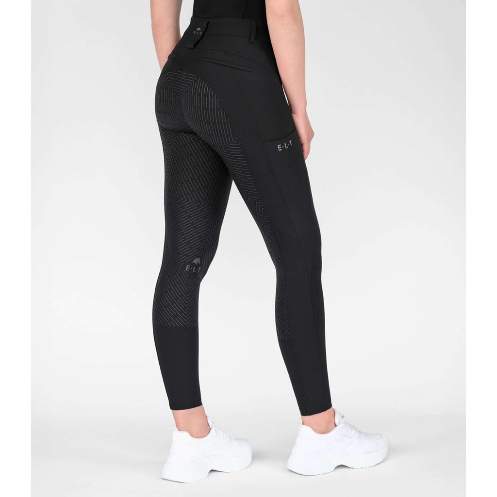 ELT Pantalon d'Équitation Comfort Ride silicone Noir