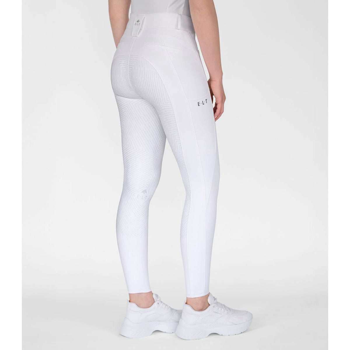 ELT Pantalon d'Équitation Comfort Ride silicone Blanc