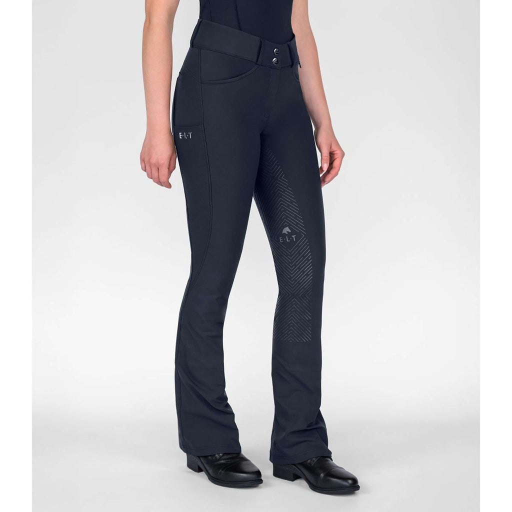 ELT Culotte d'Équitation Jodhpur Comfort Ride silicone Bleu profond