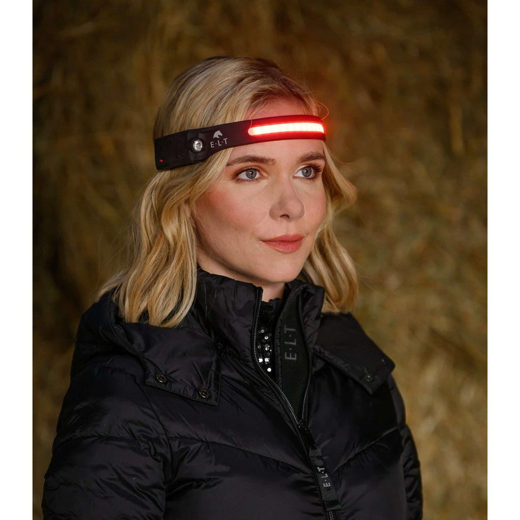 ELT Lampe Frontale LED Capteur Noir