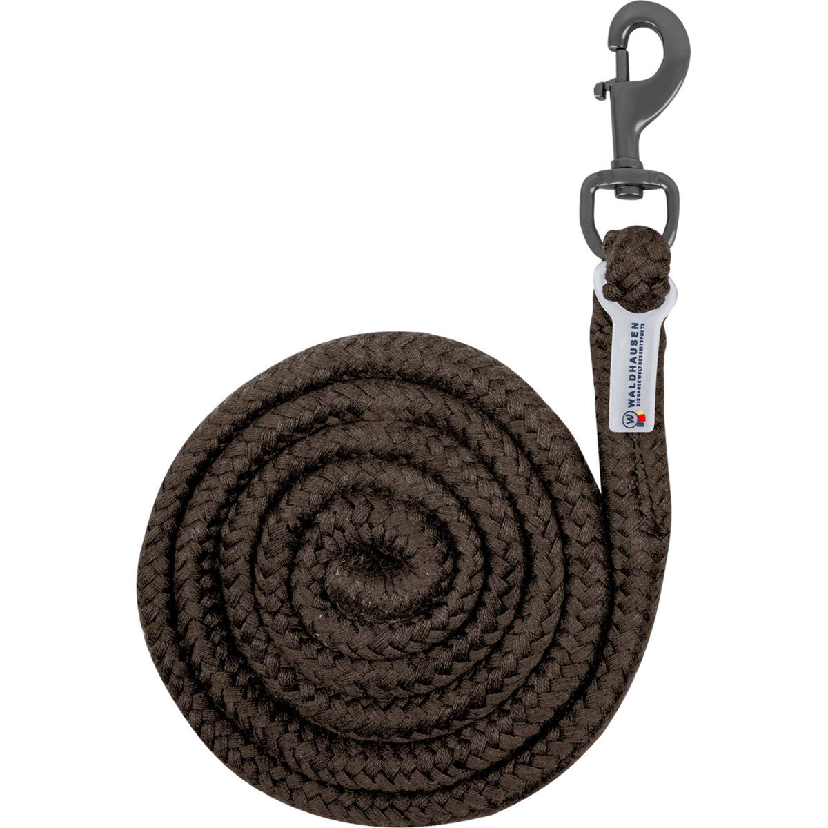 Waldhausen Corde pour Licol Plus avec Mousqueton Espresso
