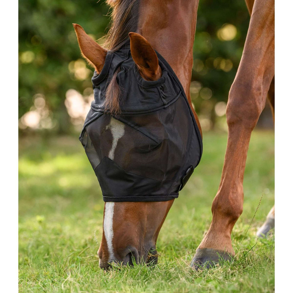Waldhausen Masque Anti-Mouches Premium Sans oreilles Noir