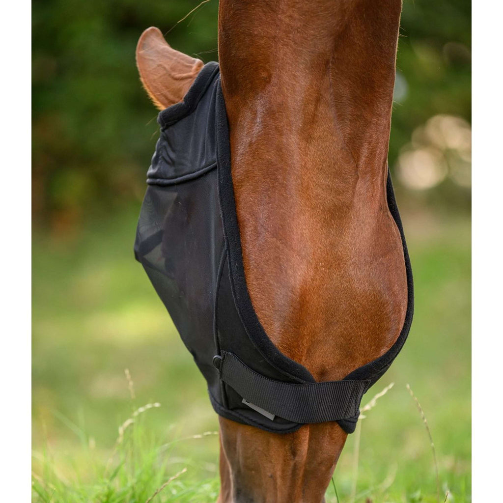 Waldhausen Masque Anti-Mouches Premium Sans oreilles Noir