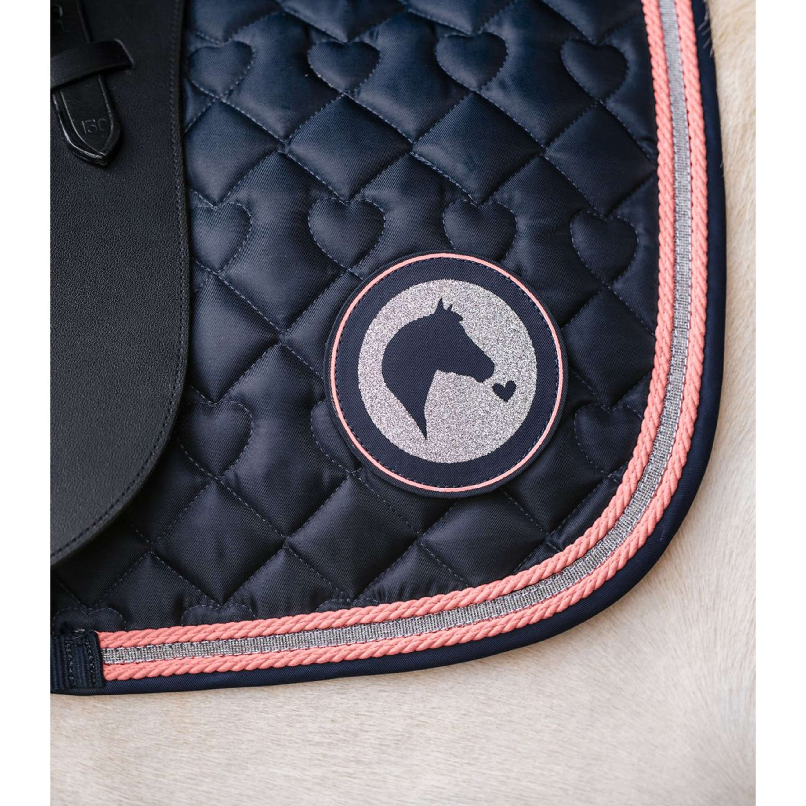 Waldhausen Tapis de Selle Lucky Polyvalent Bleu Nuit