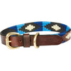 WeatherBeeta Collier Polo Cuir Cowdray Brown/Bleu/Bleu
