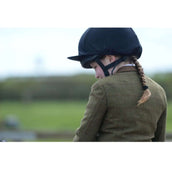 Dublin Petite Veste de Concours Albany Tweed Suede Collar Tailored Kids Marron Vert