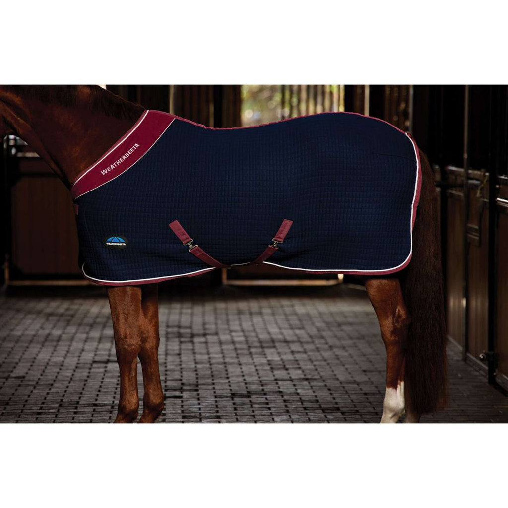WeatherBeeta Chemise Rafraîchissante Thermocell Standard Neck Marine/Bordeaux