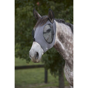 WeatherBeeta Masque Anti-Mouches Deluxe Stretch Bug avec Oreilles Gris/Noir
