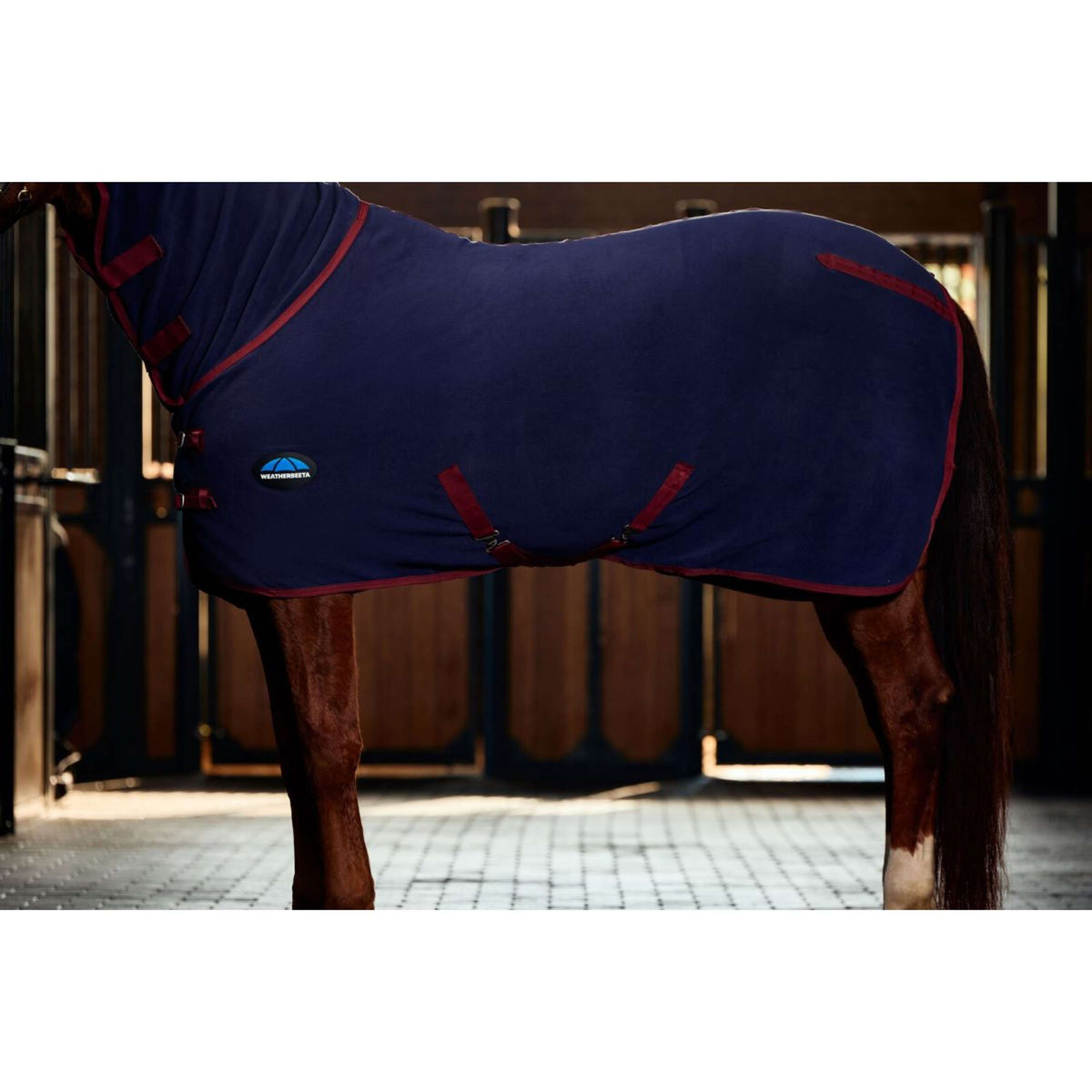 WeatherBeeta Couverture Polaire Anti-Static Cooler Combo Neck Marine/Bordeaux