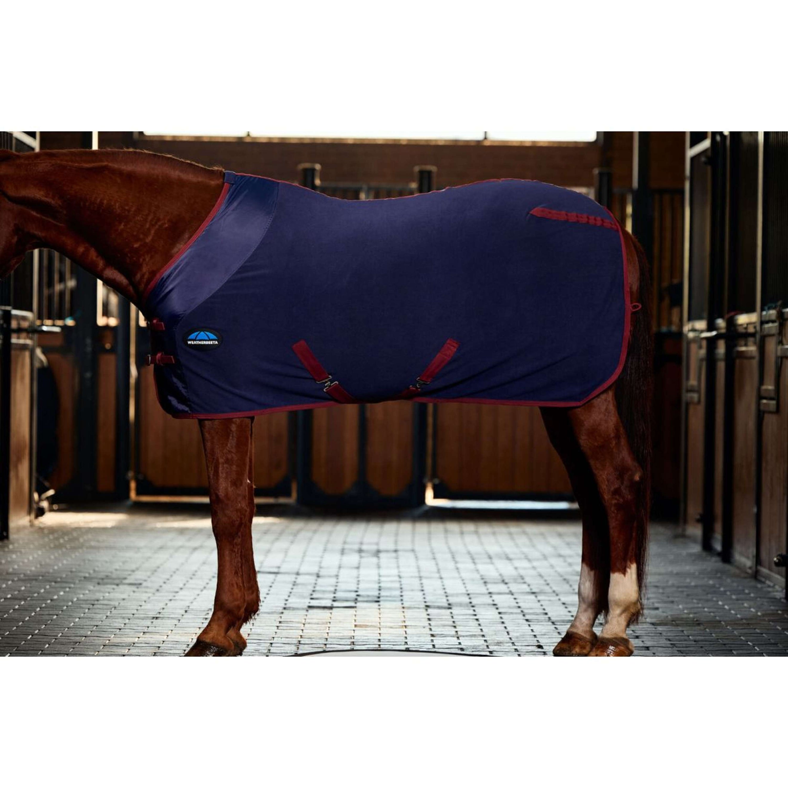 WeatherBeeta Couverture Polaire Anti-Static Cooler Standard Neck Marine/Bordeaux WeatherBeeta Couverture Polaire Anti-Static Cooler Standard Neck Marine/Bordeaux