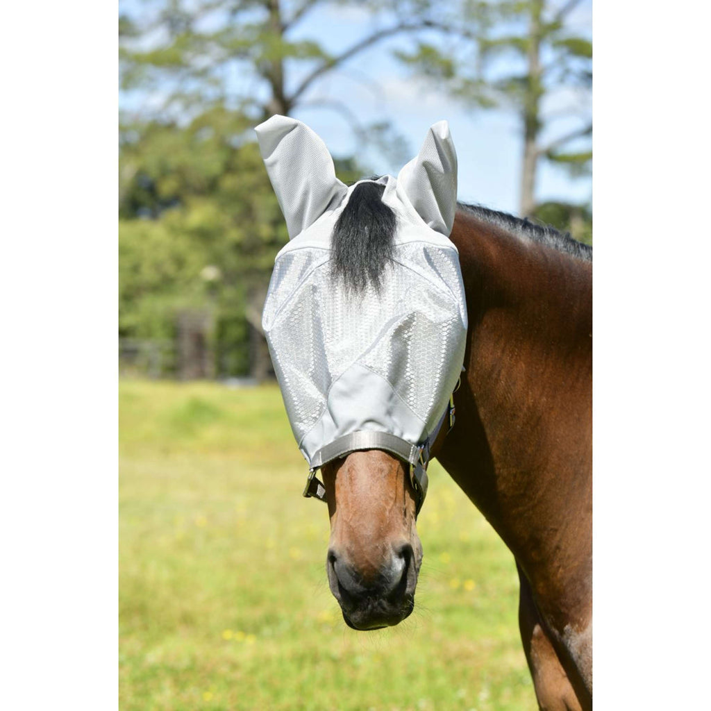 WeatherBeeta Masque Anti-Mouches ComFiTec Hexi Dual Argent