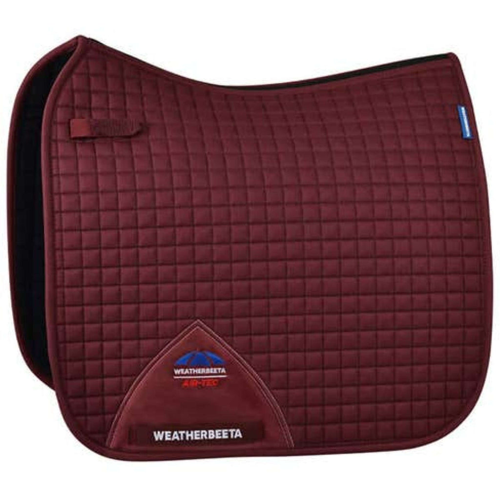 WeatherBeeta Tapis de Selle Prime Air-Tec Dressage Bordeaux