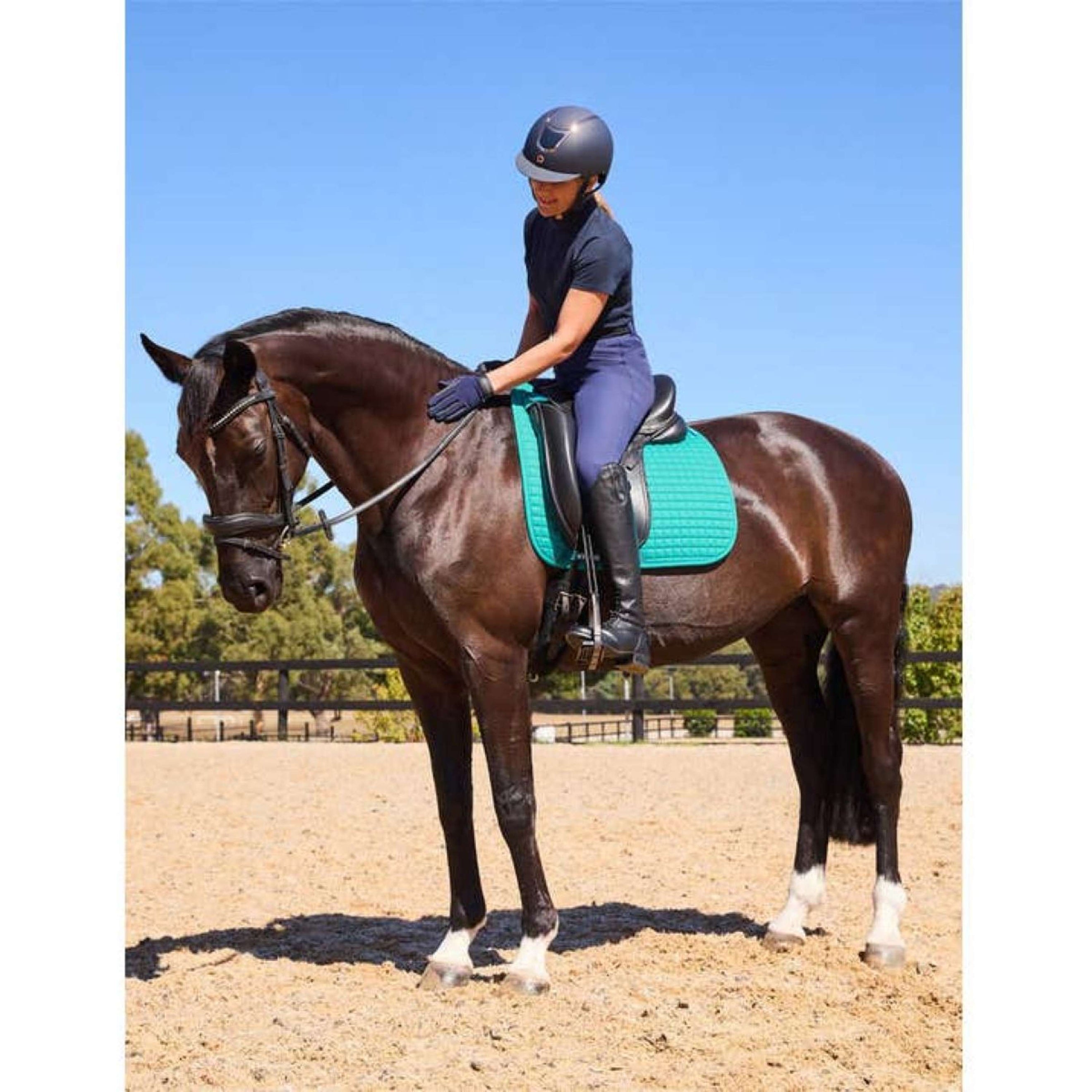 WeatherBeeta Tapis de Selle Prime Air-Tec Dressage Turquoise foncé WeatherBeeta Tapis de Selle Prime Air-Tec Dressage Turquoise foncé