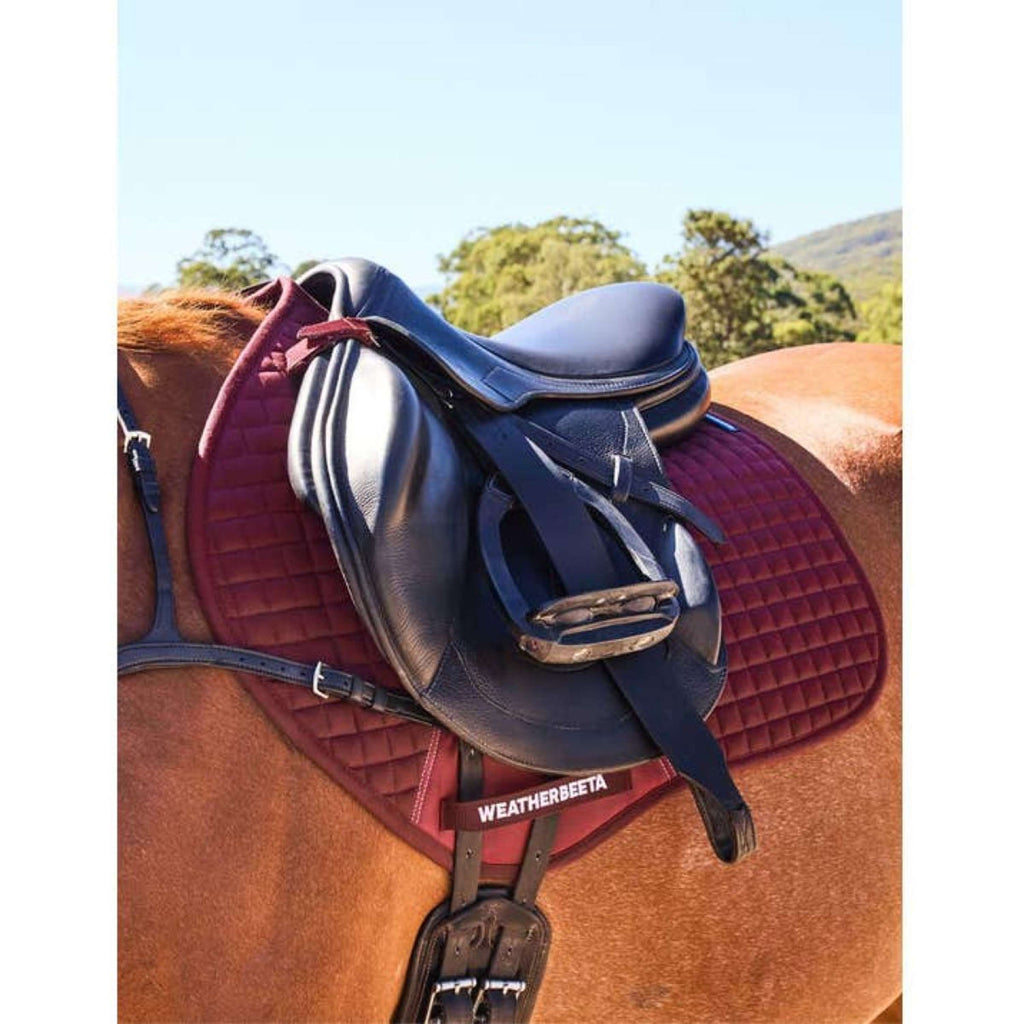 WeatherBeeta Tapis de Selle Prime Air-Tec de Saut Bordeaux