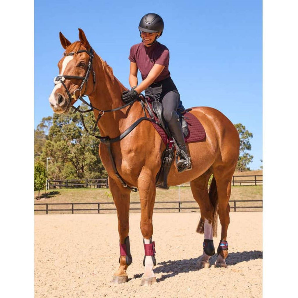 WeatherBeeta Tapis de Selle Prime Air-Tec de Saut Bordeaux